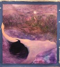 What is painting but the act of embracing by means of art the surface of the pool No. 1 by Marla Bendini contemporary artwork painting