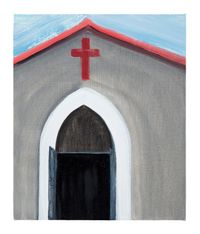 Open Door by Matthew Krishanu contemporary artwork painting, works on paper
