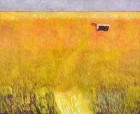 I asked the grass by Maude Maris contemporary artwork painting