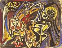 Bestiaire by André Masson contemporary artwork works on paper