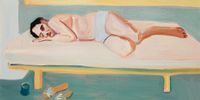 The Eel by Chantal Joffe contemporary artwork painting