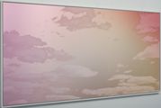 Unkai (A Sea of Clouds) Faint Vermillion by Miya Ando contemporary artwork 4