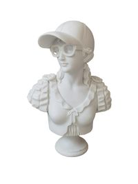 Hipster in Stone by Leo Caillard contemporary artwork sculpture