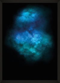 Galaxy Explosion (Diamond Dust – Turquoise) by Lauren Baker contemporary artwork painting, drawing