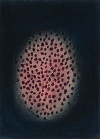 Fire (3) by Yayoi Kusama contemporary artwork painting, works on paper, drawing