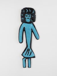 Grumpy Girl by Rose Wylie contemporary artwork sculpture
