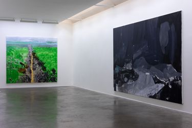 Exhibition view: Brian Maguire, The Clock Winds Down, Kerlin Gallery, Dublin (3 March–8 April 2023). Courtesy Kerlin Gallery.