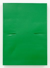Scar Green by Angela De La Cruz contemporary artwork painting