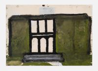 Green Louisiana by Rose Wylie contemporary artwork painting, works on paper