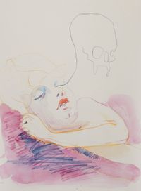 Bad dream by Ben Quilty contemporary artwork drawing