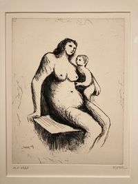 Mother and Child by Henry Moore contemporary artwork print
