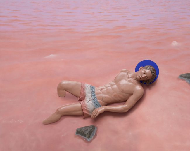 Pink Water by Gunwoo Shin contemporary artwork