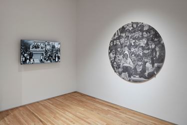 Exhibition view: JR, The Chronicles of San Francisco – Sketches, Pace Gallery, Palo Alto (6 February–24 March 2019). Courtesy Pace Gallery.
