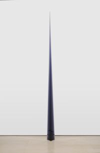 9/22/17 Jet Black Needle by Peter Alexander contemporary artwork sculpture