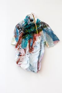 The Shirt Says I Feel by Hayley Tompkins contemporary artwork sculpture