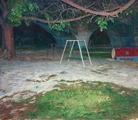 The Park That Disappeared by Alberto Regueira contemporary artwork painting