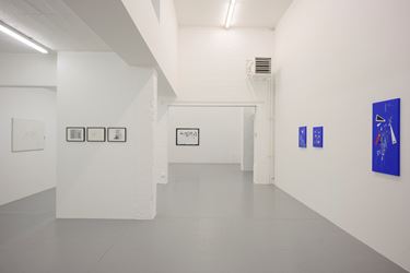Exhibition view: Bart Stolle, low fixed media show, Zeno X Gallery, Antwerp (31 October–22 December 2018). Courtesy Zeno X Gallery.