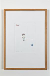 You... by Yoshitomo Nara contemporary artwork works on paper, drawing