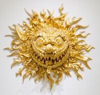 Angry Sun by Tony Tasset contemporary artwork sculpture