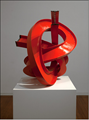 Red I-beam Knot by James Angus contemporary artwork 1