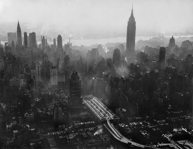 Skyline, New York City, 1953 by Werner Bischof contemporary artwork