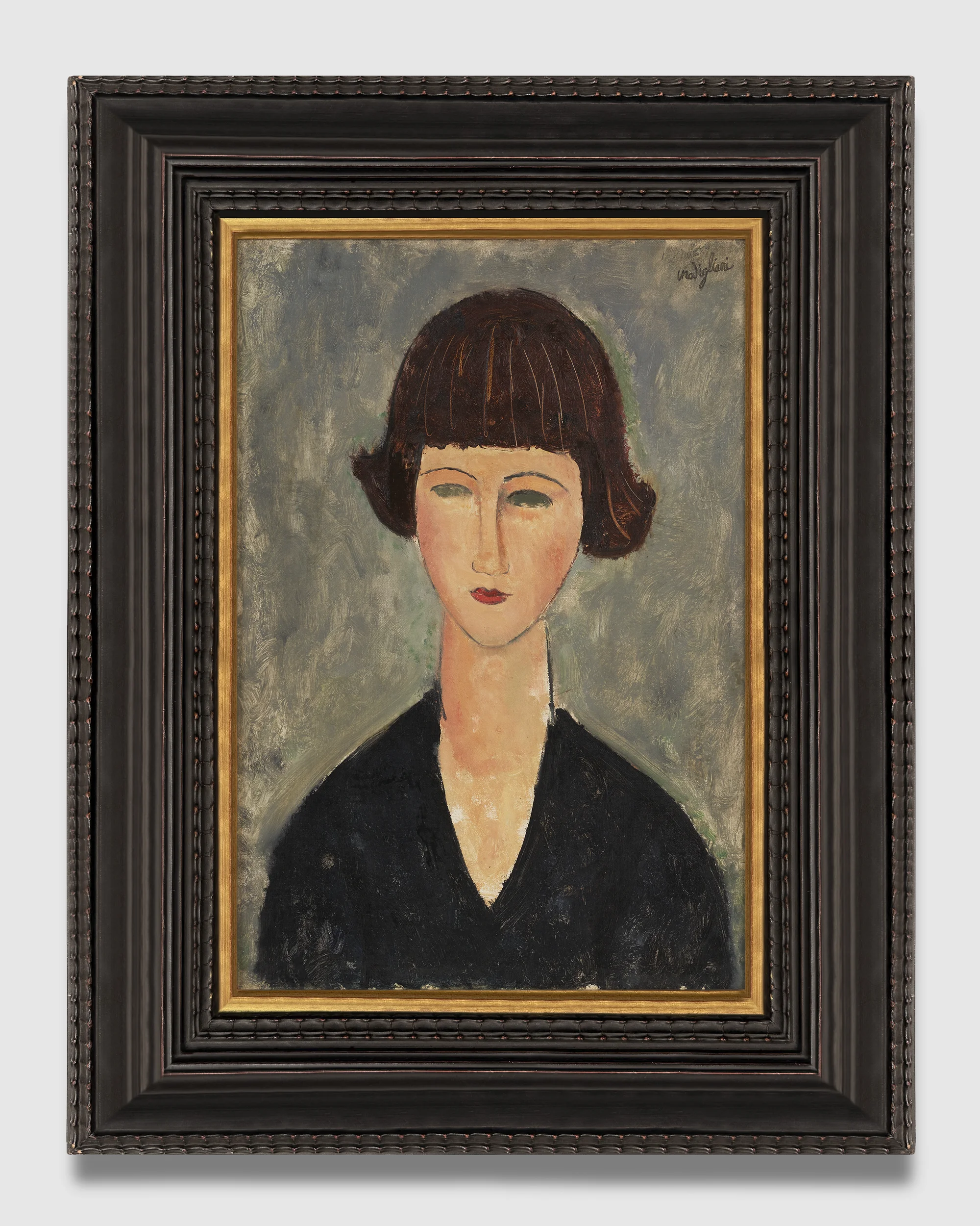 Jeune femme brune, 1917–18 by Amedeo Modigliani | Ocula