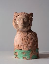 Rhesus Monkey by Linda Marrinon contemporary artwork sculpture
