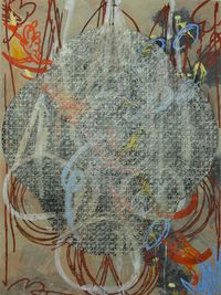 저울, 제물과 접시2 by Woo Min Jung contemporary artwork painting, mixed media