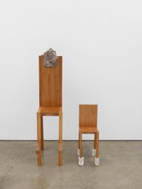 Chair for Human Use with Chair for Spirit Use (3) by Marina Abramović contemporary artwork sculpture