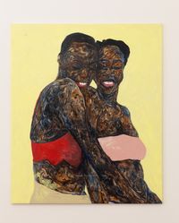 Libby and D-Lee by Amoako Boafo contemporary artwork painting