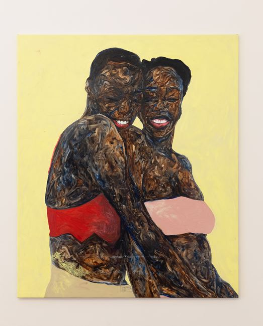 Libby and D-Lee by Amoako Boafo contemporary artwork