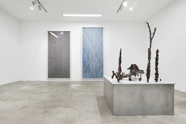 Exhibition view: Nicolas Baier and Patrick Coutu, CHOI&LAGER Gallery, Cologne (16 November 2018–24 February 2019). Courtesy the artists, CHOI&LAGER Gallery and DIVISION Gallery. Photo: Mareike Tocha.