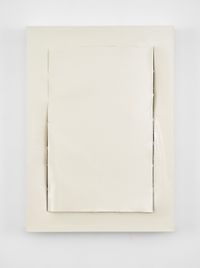 Peel (Off White) by Angela De La Cruz contemporary artwork painting