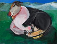 Calf by Aki Kondo contemporary artwork painting