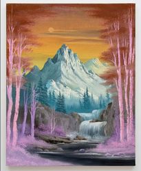 Neil Raitt, Grand Teton (Black River), 2021. Oil on canvas. 50 cm x 40 cm. Courtesy Anat Ebgi, Mid Wilshire/Culver City. 