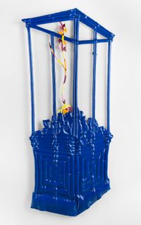 Blue Cabinet by Caroline Rothwell contemporary artwork sculpture