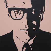 Michael Caine by Merlin Carpenter contemporary artwork painting