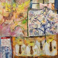 And Then There Were Four by Alya Hatta contemporary artwork painting, drawing