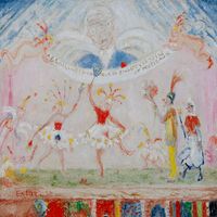 La gamme d'amour by James Ensor contemporary artwork painting