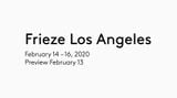 Contemporary art art fair, Frieze Los Angeles 2020 at Metro Pictures, New York, USA