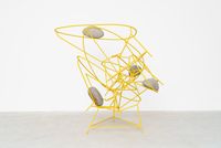 Acapulco chair stack by Jose Dávila contemporary artwork works on paper, sculpture