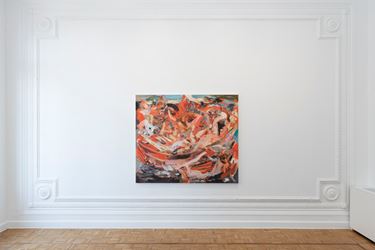Exhibition view: Cecily Brown, We Didn’t Mean to Go to Sea, Thomas Dane Gallery, Naples (19 March–27 July 2019). © Cecily Brown. Courtesy the artist and Thomas Dane Gallery. Photo: Amedeo Benestante.