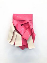 Split ( pink ) by Angela De La Cruz contemporary artwork painting