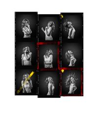 Kylie Minogue Contact Sheet by Andy Gotts contemporary artwork photography, print
