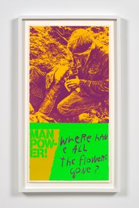 manflowers by Corita Kent contemporary artwork print