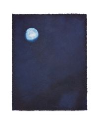 003 Jougen (Waxing Gibbous) by Miya Ando contemporary artwork painting, works on paper