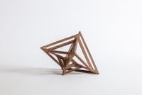 Perimeter Studies (Octahedron structural) by Conrad Shawcross contemporary artwork sculpture