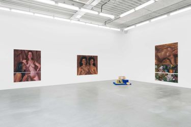 Exhibition view: Chloe Wise, Torn Clean, Almine Rech, Brussels (24 April–25 May 2024). Courtesy Almine Rech.