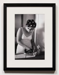 Housewife Series: Ironing by Dori Atlantis and Nancy Youdelman contemporary artwork photography