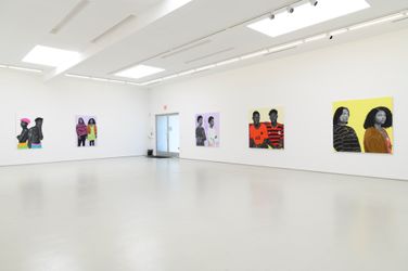 Exhibition view: Otis Kwame Kye Quaicoe, ONE BUT TWO (Haadzii), Roberts Projects, Los Angeles (5 June–2 July 2021). Courtesy Roberts Projects.